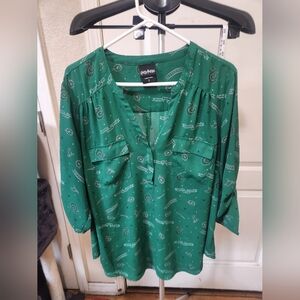 Harry Potter Slytherin Top Size 2